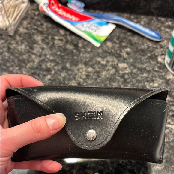 Stylish Blue Rimless Sunglasses - Picture 7 of 8